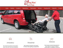 Tablet Screenshot of caringmaninavan.com